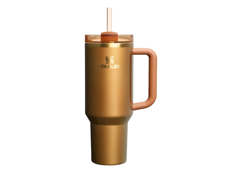 Stanley Flowstate Quencher 40oz Tumbler Copper Tinsel