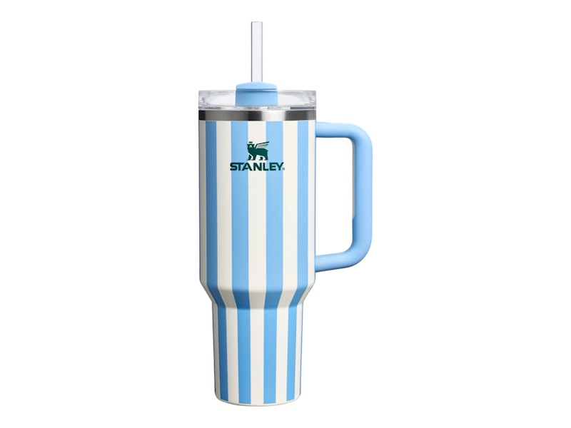 Stanley Flowstate Quencher 40oz Tumbler Cornflower Cabana Gloss