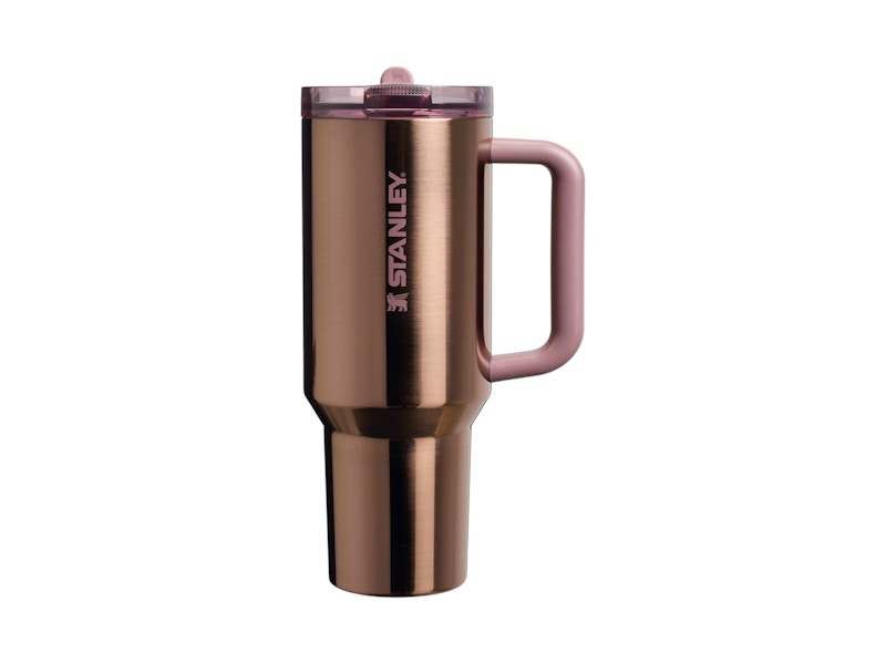 Stanley Mesa Rose Collection Protour Flip Straw Quencher 40oz Tumbler Polished Rose Gold