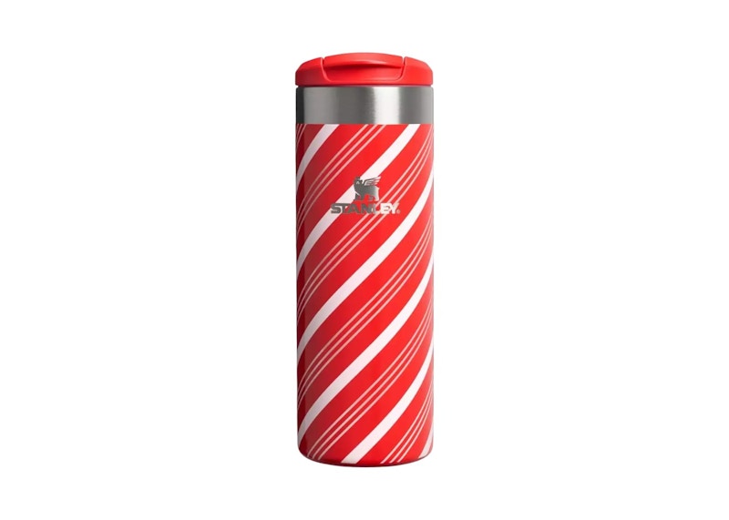 Stanley Stainless Steel Aero Light Transit 16oz Bottle Candy Cane Twist