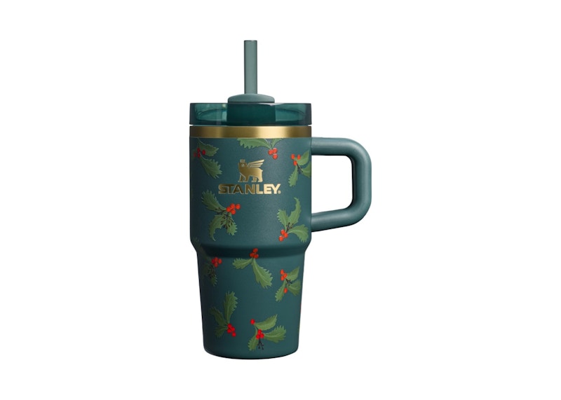 Stanley The Cheers & Cheer Flowstate Quencher 20oz Tumbler Holiday Botanical