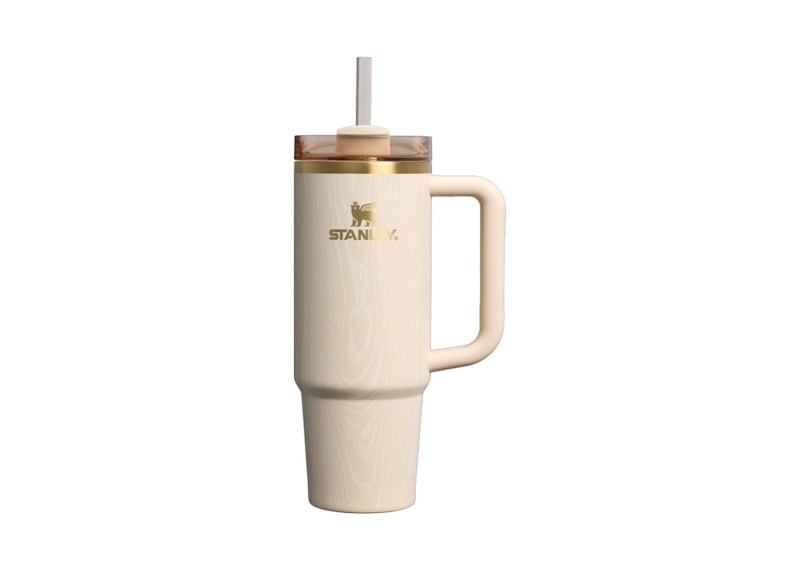 Stanley The Cheers & Cheer Flowstate Quencher 30oz Tumbler Birch Woodgrain