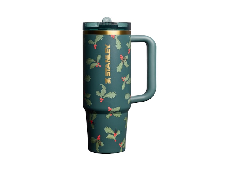 Stanley The Cheers & Cheer Quencher ProTour Flip Straw 30oz Tumbler Holiday Botanical
