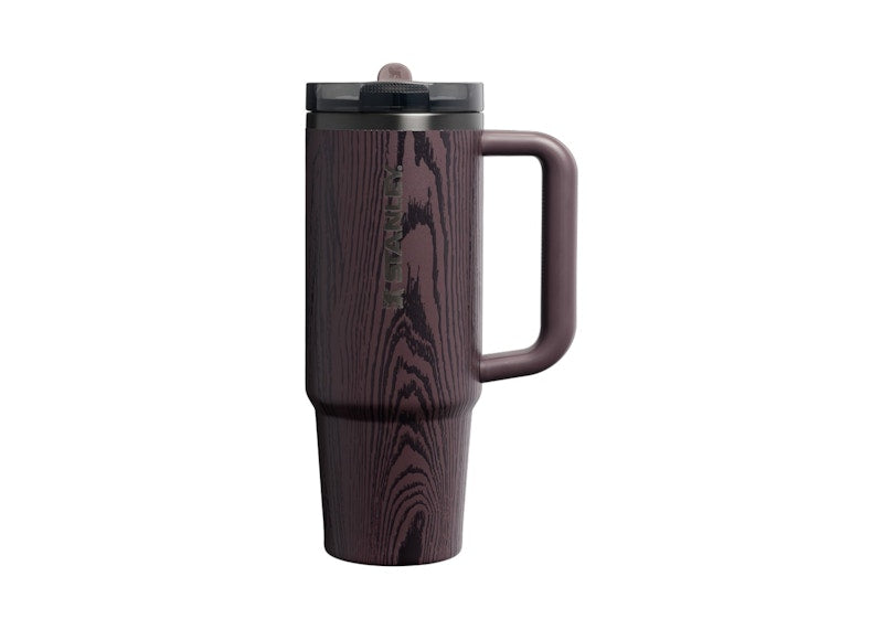 Stanley The Cheers & Cheer Quencher ProTour Flip Straw 30oz Tumbler Redwood Woodgrain