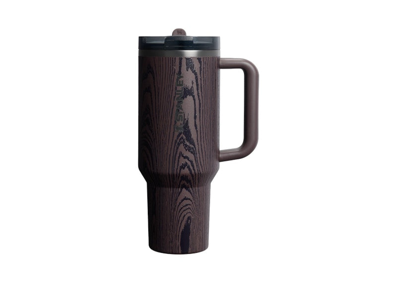 Stanley The Cheers & Cheer Quencher ProTour Flip Straw 40oz Tumbler Redwood Woodgrain
