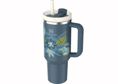 Stanley The Mother's Day Flowstate Quencher 40oz Tumbler Blue Spruce Tropic