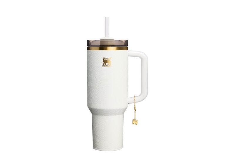 Stanley The Quencher Luxe Flowstate 40oz Tumbler Pale Stone Snakeskin