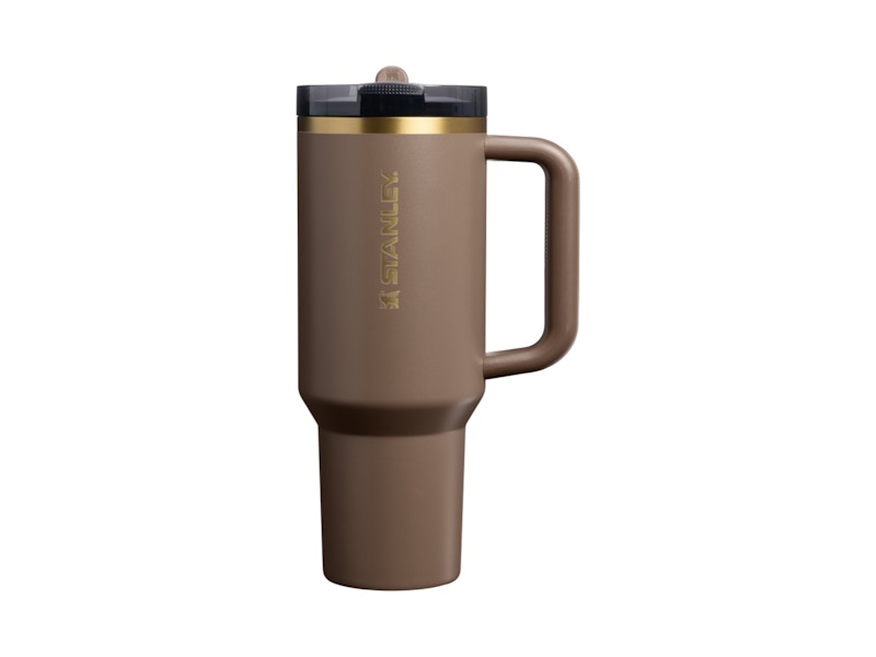Stanley The Quencher ProTour Flip Straw 40oz Tumbler Espresso Gold