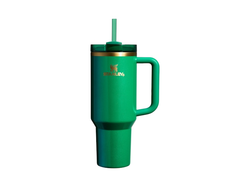 Stanley The St. Patrick's Day Flowstate Quencher 40oz Tumbler Shamrock Green