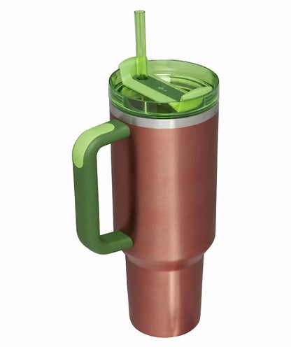 Stanley x Lainey Wilson "Watermelon Moonshine" Quencher 40oz Tumbler Copper/Green