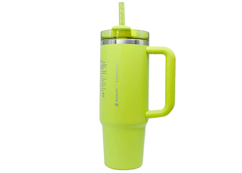 Stanley x Starbucks Mexico Exclusive Flowstate Quencher 30oz Tumbler Lemongrass