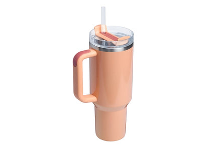 Stanley x Whole Foods Flowstate Quencher 40oz Tumbler Bellini Shimmer