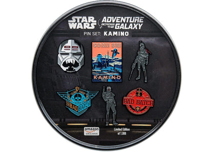 Star Wars Adventure Across The Galaxy Kamino (Amazon Exclusive) Pin Set