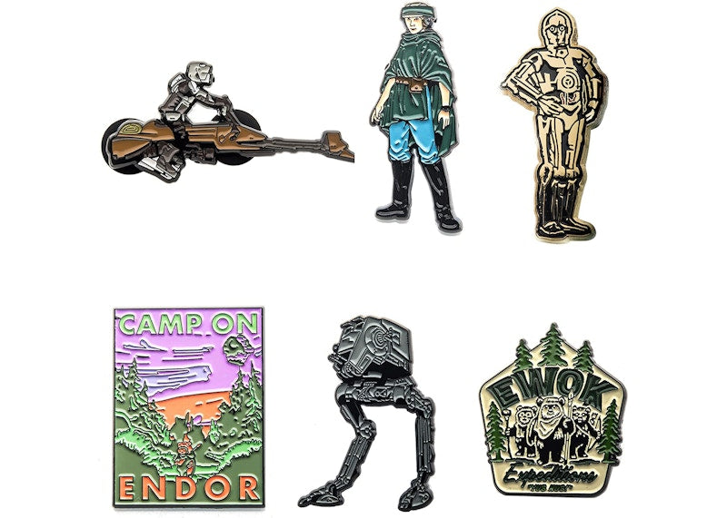 Star Wars Camp on Endor (Amazon Exclusive) Enamel 6 Pin Set