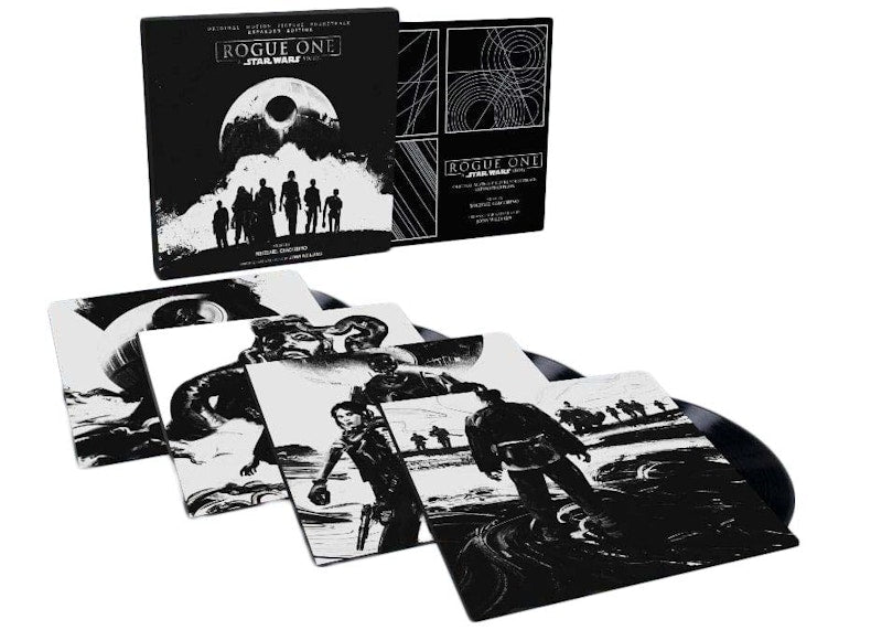 Star Wars Rogue One Original Motion Picture Soundtrack Expanded Edition 4XLP Vinyl Black Galaxy/Grape