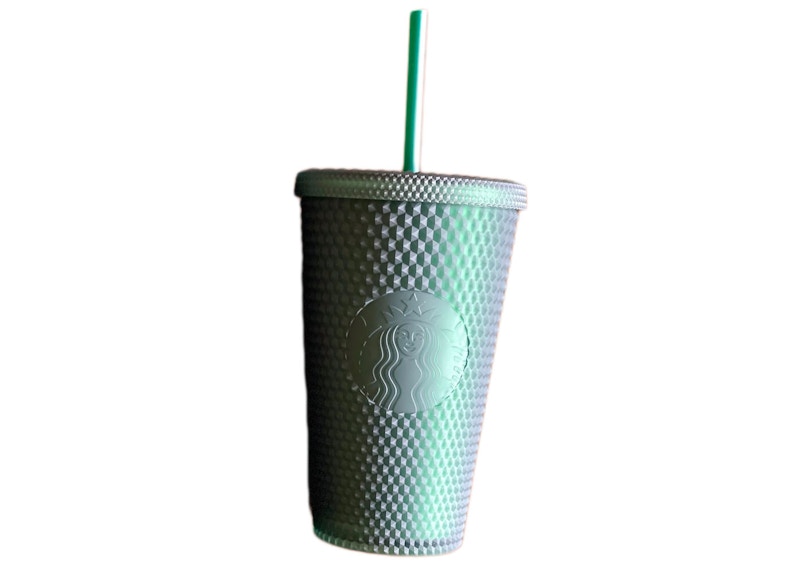 Starbucks 16 oz Studded Soft Touch USA Exclusive Tumbler Green