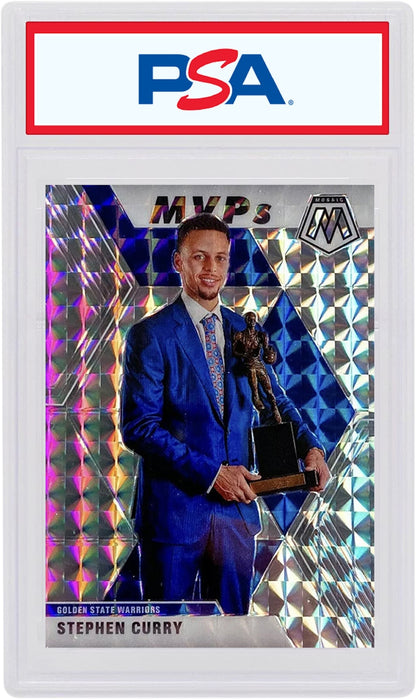 Stephen Curry 2019 Panini Mosaic MVP's Mosaic #299 (PSA or BGS Graded)