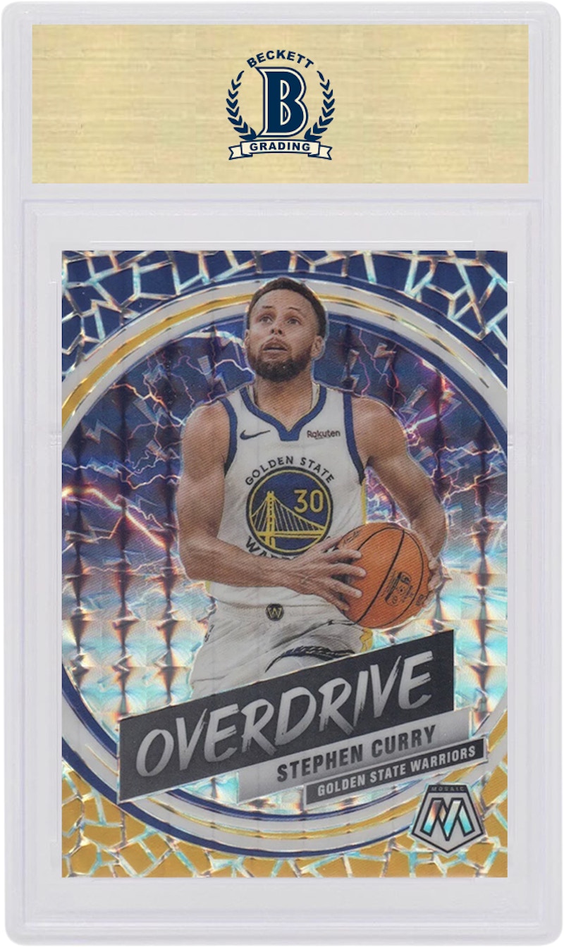 Stephen Curry 2019 Panini Mosaic Overdrive #23 (PSA or BGS Graded)