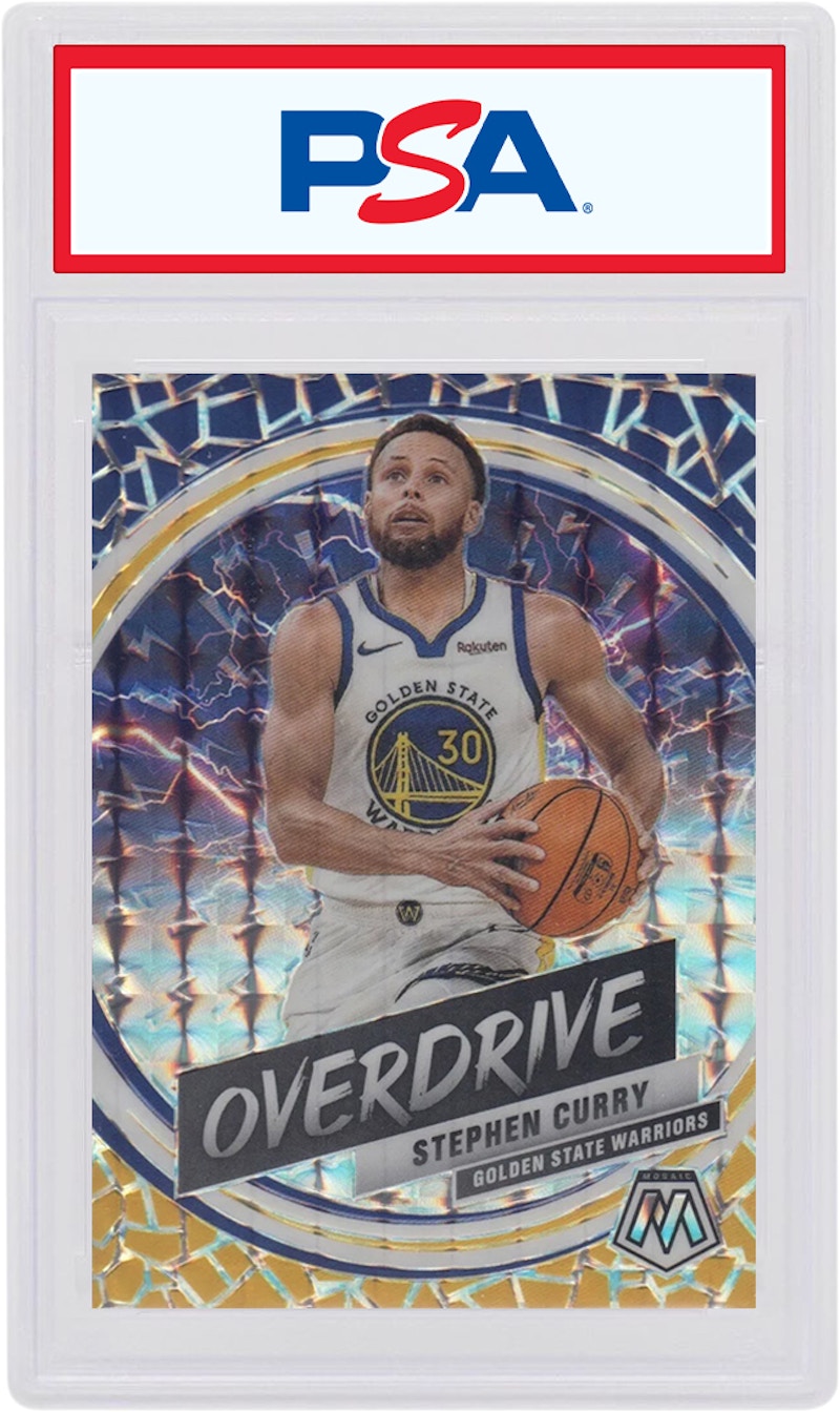 Stephen Curry 2019 Panini Mosaic Overdrive #23 (PSA or BGS Graded)