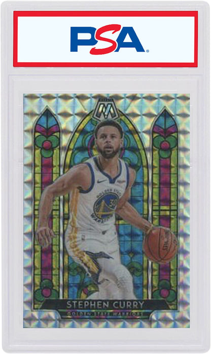 Stephen Curry 2019 Panini Mosaic Stained Glass #1 (PSA or BGS Graded)