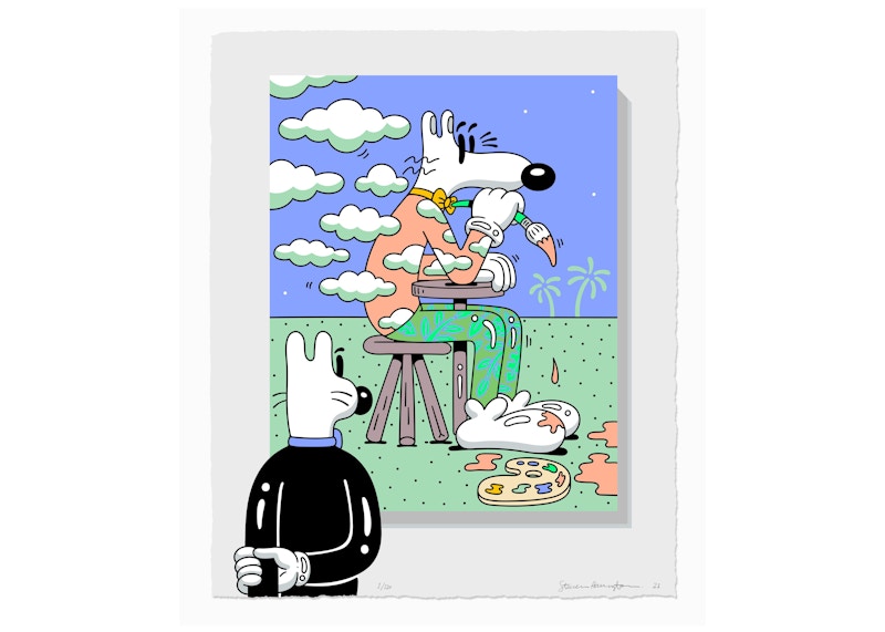 Steven Harrington Head In The Clouds Print (Signed, Edition of 120)