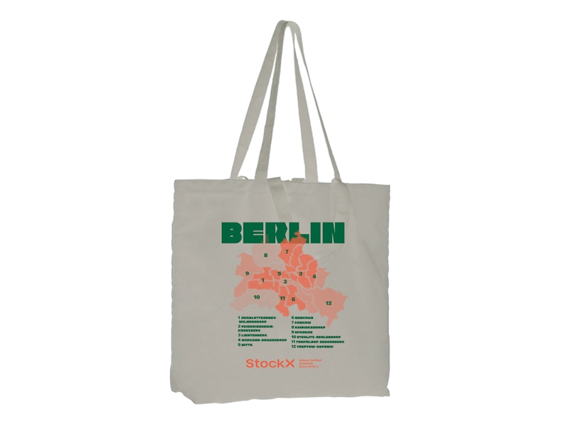 StockX Berlin Pop-Up Berlin Kiez Mao Tour Merch Tote (In-Store) Cream