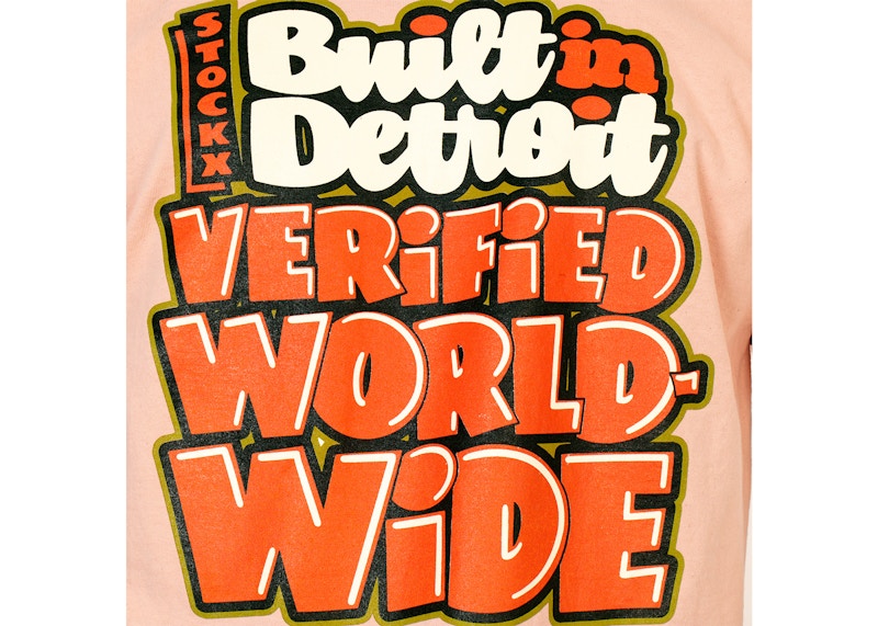 StockX By Soft Goods Made In Detroit Core Collection Season 1 T-Shirt Pink