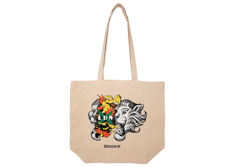 StockX City Series London Exclusive Tote Bag Natural