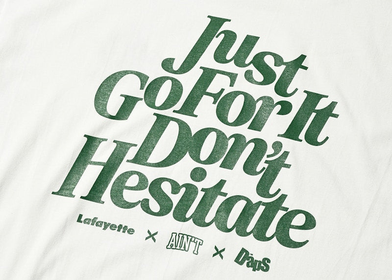 StockX x The Daps x Ain't Easy NYC x Lafayette Just Go For It Tee White