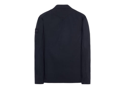 Stone Island 116F1 O-Ventile Stone Island Ghost Piece Overshirt Blue