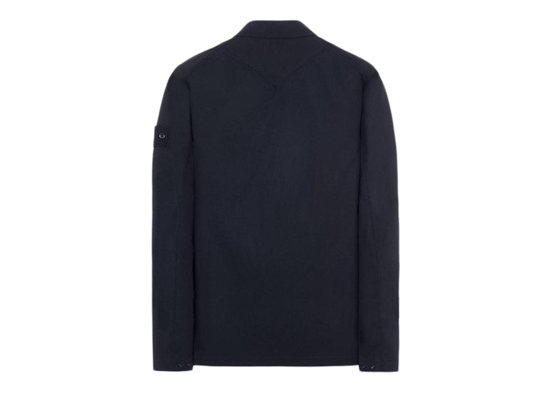 Stone Island 116F1 O-Ventile Stone Island Ghost Piece Overshirt Blue