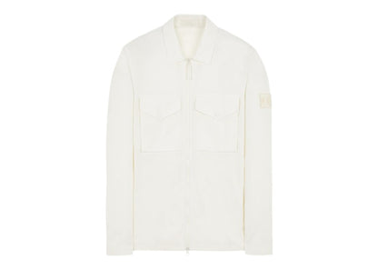 Stone Island 116F1 O-Ventile Stone Island Ghost Piece Overshirt Natural White