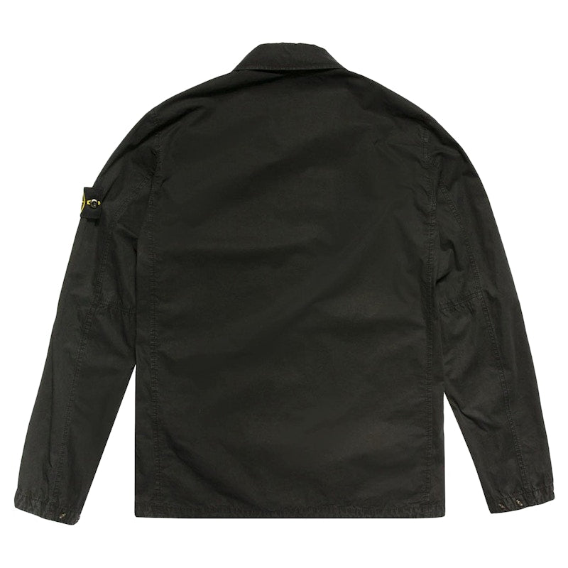 Stone Island 2 Pocket Shirt Jacket Black