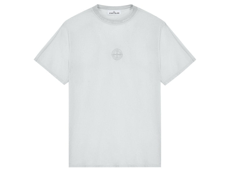 Stone Island 206E5 Textured Cotton Jersey Ice