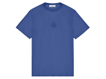 Stone Island 206E5 Textured Cotton Jersey Royal Blue
