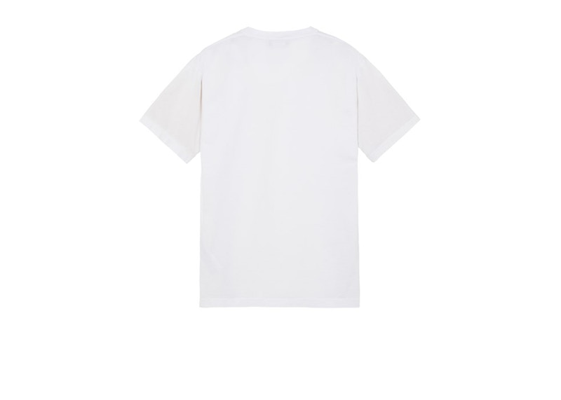 Stone Island 21579 Stitches Two Embroidery T-shirt White