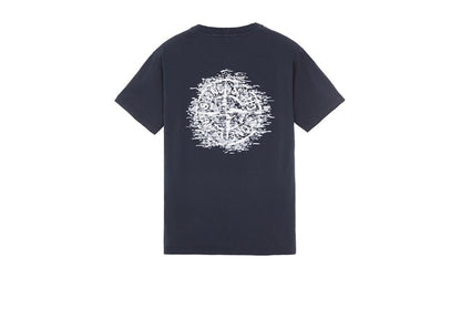 Stone Island 2NS89 Institutional One Print T-shirt Navy Blue