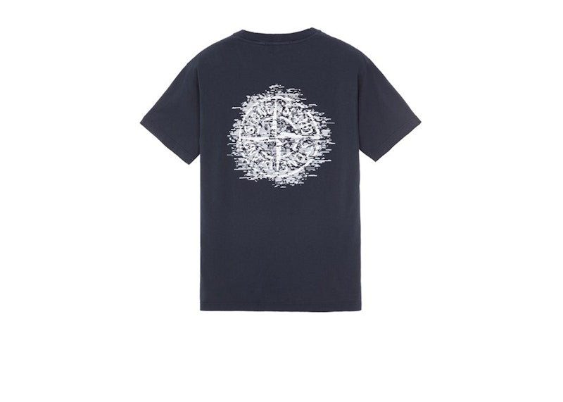 Stone Island 2NS89 Institutional One Print T-shirt Navy Blue