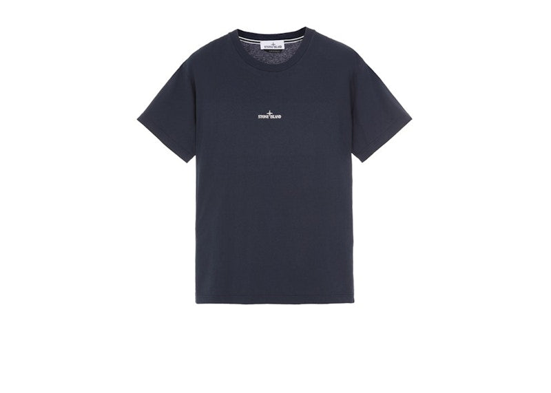 Stone Island 2NS89 Institutional One Print T-shirt Navy Blue