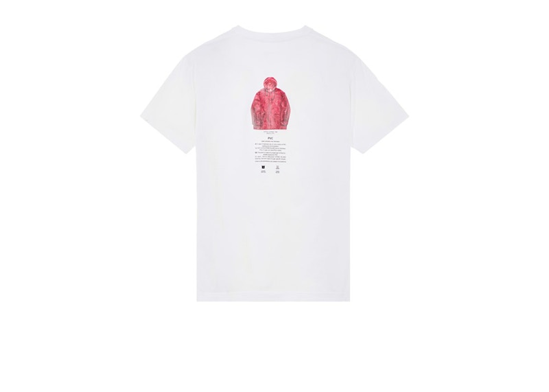 Stone Island 2NS91 Stone Island Archivio Project PVC T-shirt White