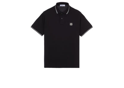 Stone Island 2SC18 Polo Shirt Black