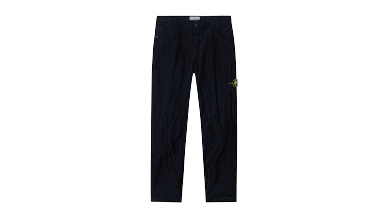 Stone Island 3100026 Wrinkled Corduroy 500-TC Pant Navy Blue