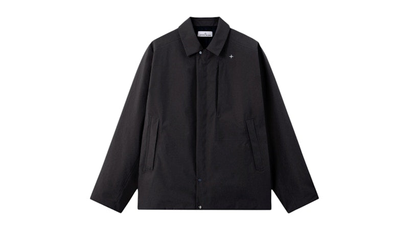 Stone Island 3L Gore-Tex Made Bionic Poly Stellina 4100043 Jacket Lead Grey