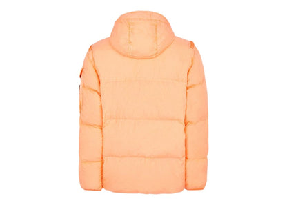Stone Island 40223 Garment Dyed Crinkle Reps R-NY Down Jacket Peach