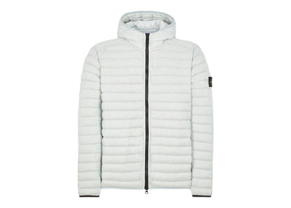Stone Island 40324 Loom Woven Chambers R-Nylon Down-TC_Packable Jacket Pearl Grey