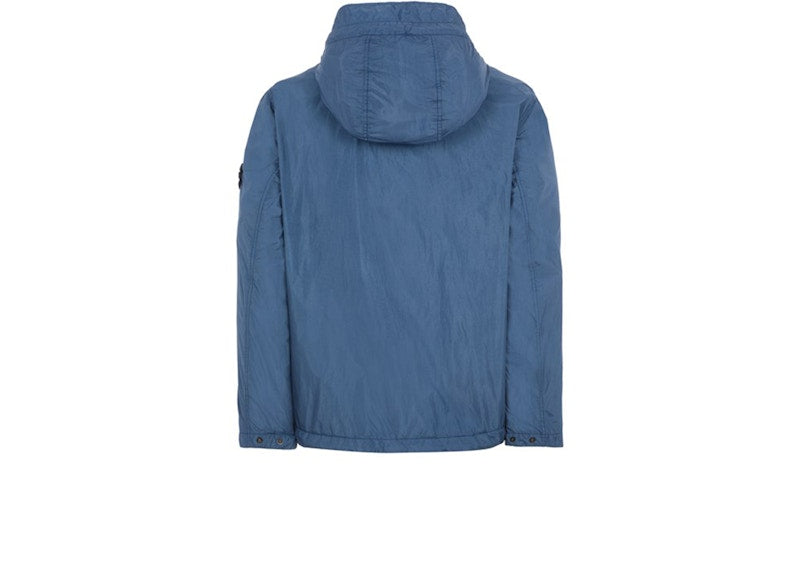 Stone Island 40522 Garment Dyed Crinkle Reps NY Jacket Avio Blue