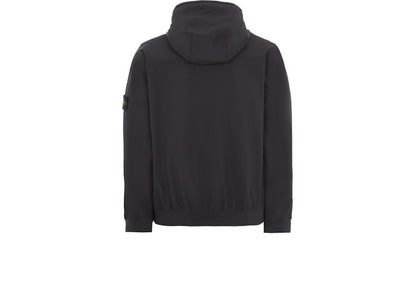 Stone Island 40927 Light Soft Shell-R E.Dye Technology In Recycled Polyester Jacket Black