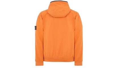 Stone Island 40927 Light Soft Shell-R E.Dye Technology In Recycled Polyester Jacket Sienna Brown