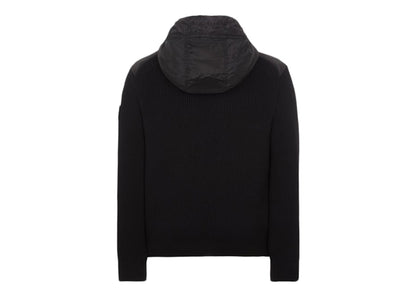 Stone Island 42730 Nylon Metal In ECONYL Regnerated Nylon + Primaloft-TC And Knit Jacket Black