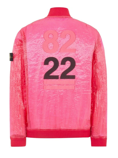 Stone Island 433Q2 Piattina Garment Dyed 82/22 Jacket Pink